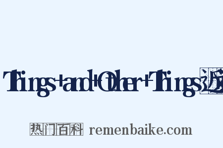Things+and+Other+Things近义词是什么意思的图片